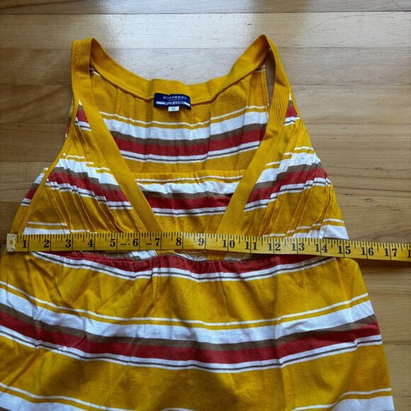 Burberry Blue Label Women's Striped Sleeveless Top - Size 38 (US 4-6) - Picture 2 of 11